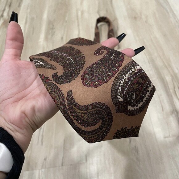 Vintage VTG Christian Dior Monsieur 100% All Silk Tie Necktie - Picture 2 of 4